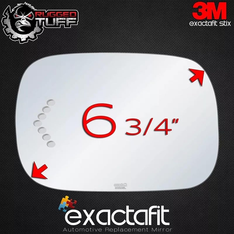 Rugged TUFF exactafit 8020SL Driver Side Mirror Glass Replacement Repair With Turn Signal Arrow Compatible With 2005 2006 2007 2008 2009 2010 Toyota Avalon - Image 4